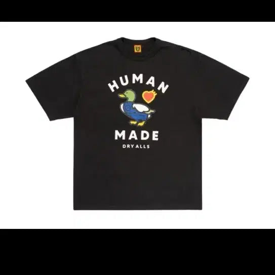 [BUNJANG] Human Made Short Sleeve T-Shirt Black / 휴먼메이드 반팔 티셔츠 블랙.새상품