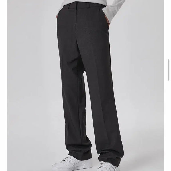 [BUNJANG] Black Up Straight Slack Pants Charcoal S Size / 블랙업 일자 슬랙스 차콜 S 사이즈