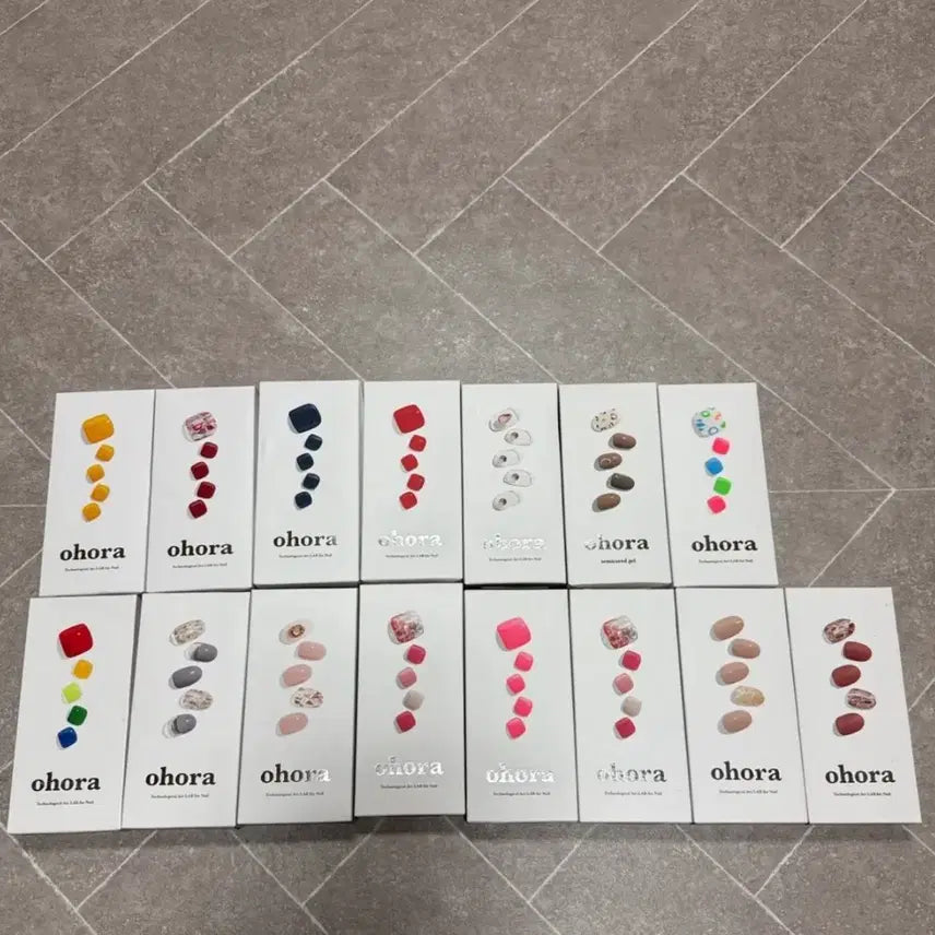 [BUNJANG] Ohora Sticker Nail Tips Bundle / 오호라 스티커 네일팁 일괄 판매