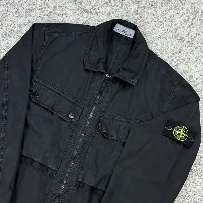 [BUNJANG] Stone Island 23FW Old Effect Overshirt - Size M / [M] 백화점판 정품 스톤아일랜드 23FW 올드이펙트 오버셔츠