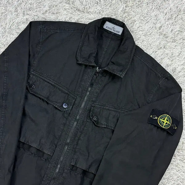 [BUNJANG] Stone Island 23FW Old Effect Overshirt - Size M / [M] 백화점판 정품 스톤아일랜드 23FW 올드이펙트 오버셔츠