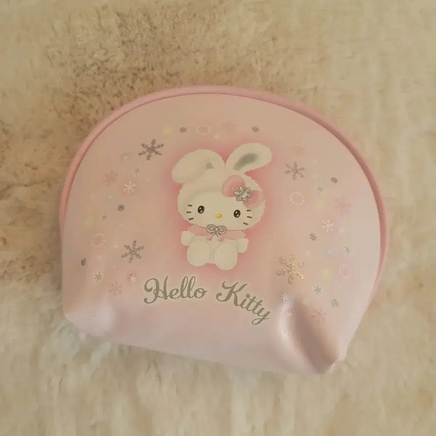 [BUNJANG] Sanrio Snow Rabbit Series Kitty Pouch / 산리오 눈토끼 시리즈 키티 파우치