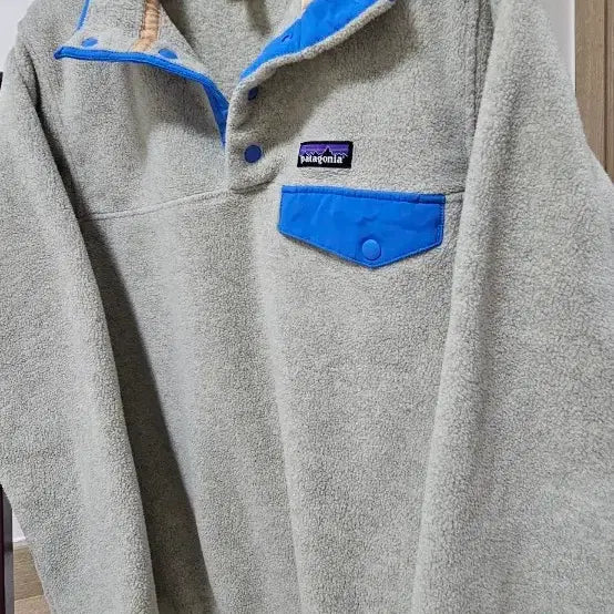 [BUNJANG] Patagonia Synchilla Lightweight Fleece Oatmeal/Vessel Blue / [Women's S] 파타고니아 신칠라 오트밀/베셀블루