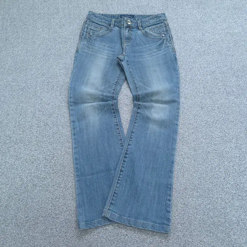 [BUNJANG] Tomboy Bootcut Jeans / 64-90 (55) 톰보이 부츠컷 청바지 | 0604B11