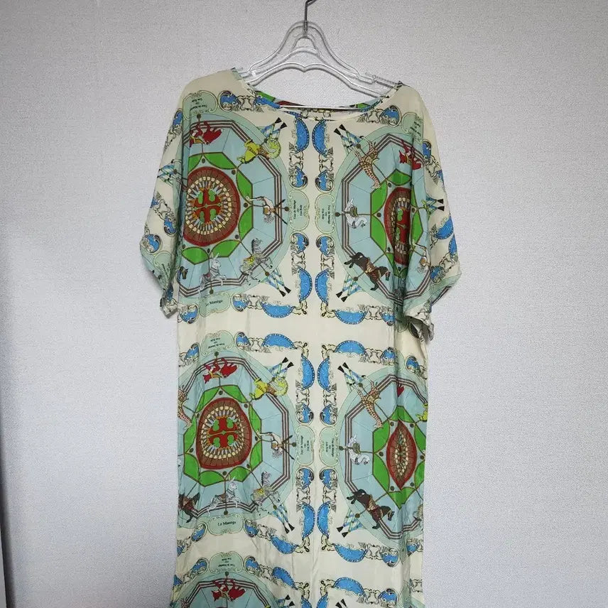 [BUNJANG] 100% Silk Maxi Dress / 실크 백프로 원피스 M.L