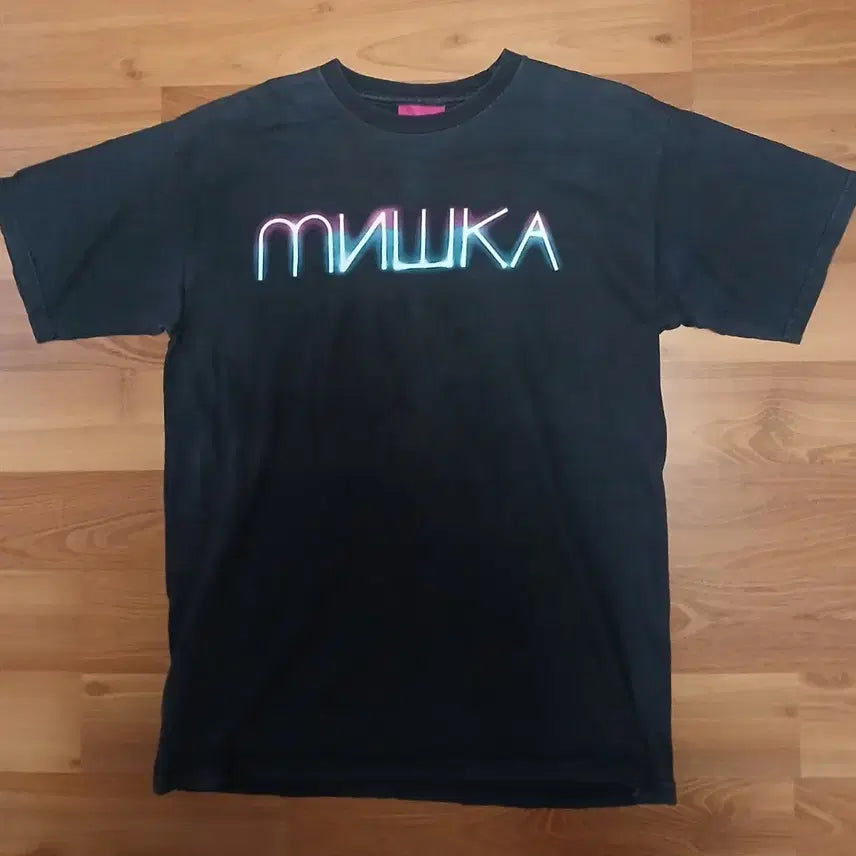 [BUNJANG] Mishka Neon Logo T-Shirt M / 미쉬카 네온 로고 티셔츠 M