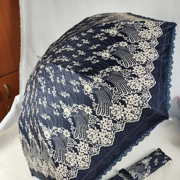 [BUNJANG] Pierre Cardin Navy Color Sunshade Umbrella / 피에르가르뎅 네이비 컬러암막 양산 새상품