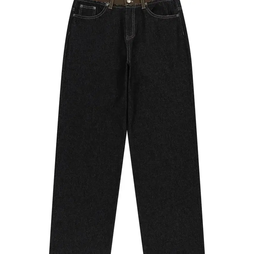 [BUNJANG] AKAM Denim Pants Black Size 2 / 아캄 데님 팬츠 블랙 2 사이즈