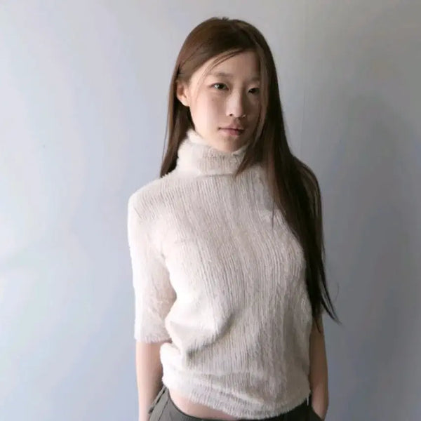[BUNJANG] Baby Lap Peach T Knit Top / 베이비랩 peach t 피치 티