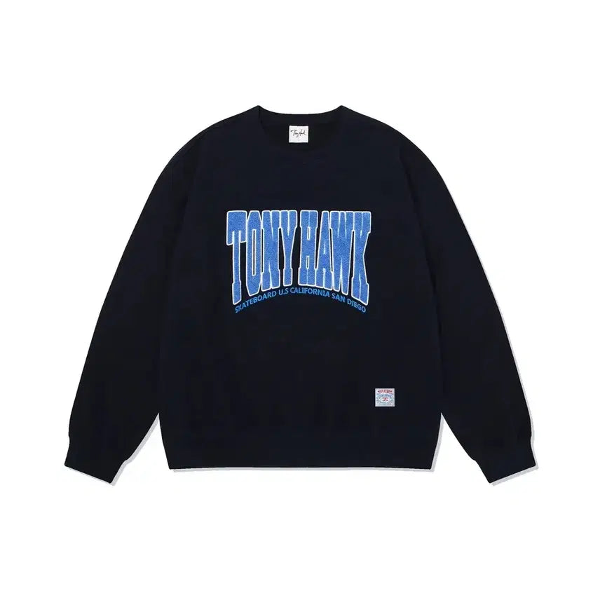 [BUNJANG] Tony Hawk Navy Sweatshirt L / 토니호크 맨투맨 네이비 L