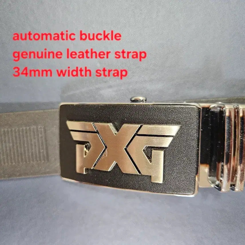 [BUNJANG] PXG Leather Automatic Golf Belt / 남성 골프벨트 pxg