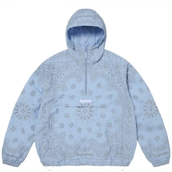 [BUNJANG] Supreme Reflective Bandana Anorak Light Blue L / [L]슈프림 리플렉티브 반다나 아노락 라이트 블루 - 26SS