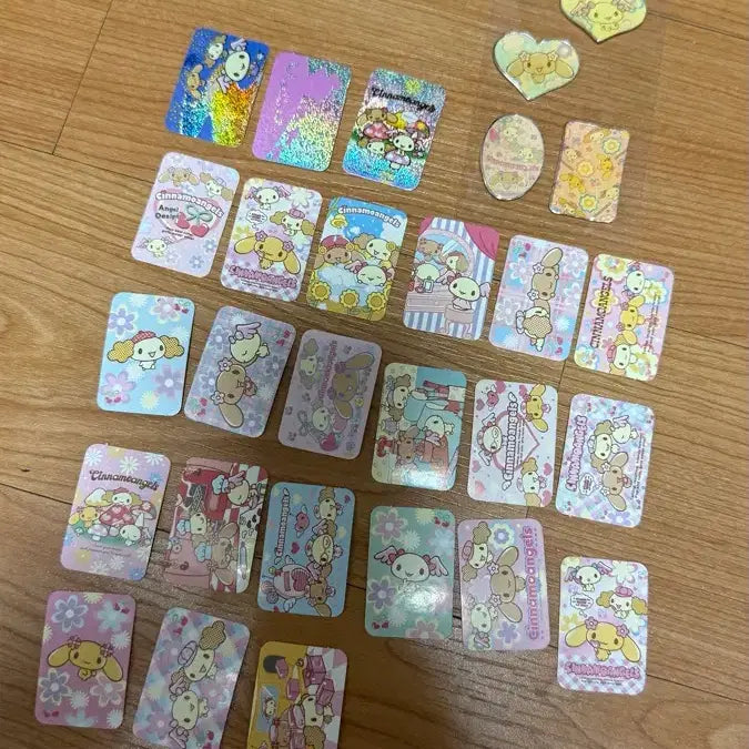 [BUNJANG] Sanrio Cinnamon & Friends Classic Kitty Seal Stickers / 시나모엔젤스 시나모롤 고전키티 고전산리오 씰 스티커