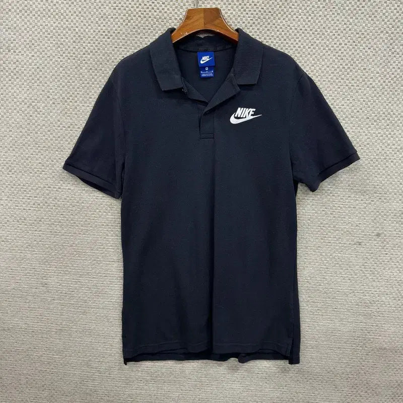[BUNJANG] Nike White Short Sleeve Collar T-shirt M / 나이키 반팔카라티 M D04129