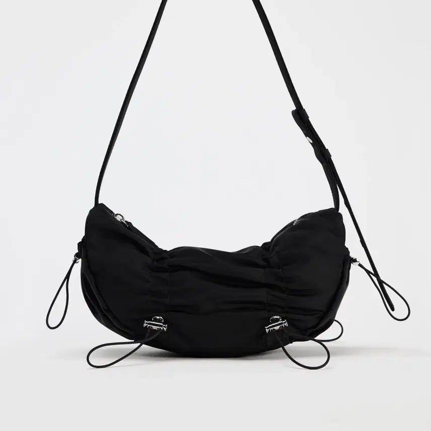 [BUNJANG] Zara String Shirring Shoulder Bag / zara 자라 스트링 셔링 숄더백