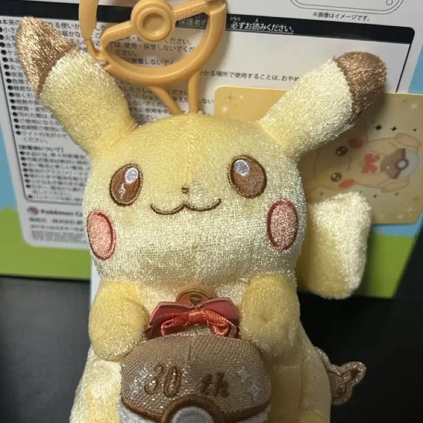 [BUNJANG] 30th Anniversary Pikachu Keychain / 30주년 피카츄 키링
