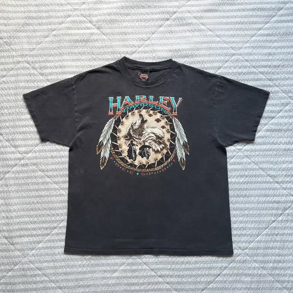 [BUNJANG] 1990s Vintage Harley-Davidson Navajo T-Shirt XL / 90s 빈티지 할리데이비슨 나바호 티셔츠
