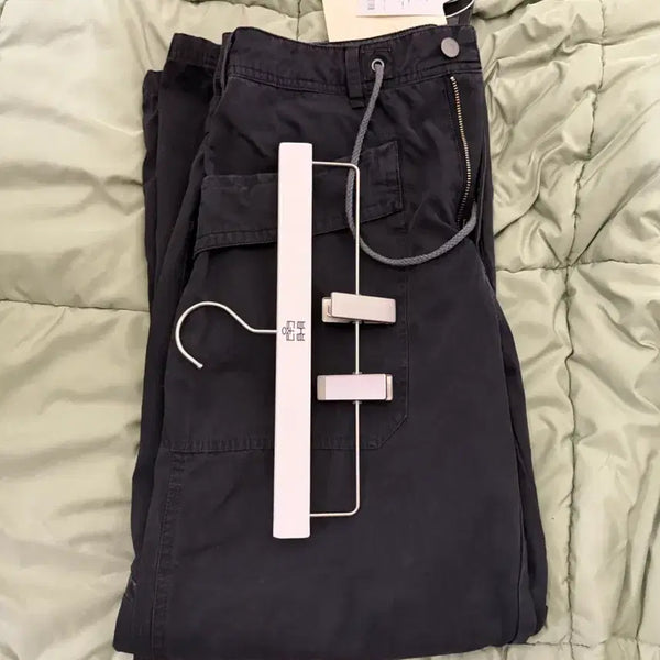 [BUNJANG] Politeu dark charcoal navy (Baker) pants / [3]폴리테루 파라 팬츠 다크 차콜 네이비(베이커)