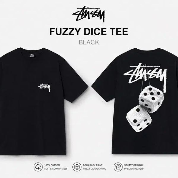 [BUNJANG] Stussy Fuzzy Dice Short Sleeve T-Shirt / [새상품]스투시 퍼지 다이스 반팔티