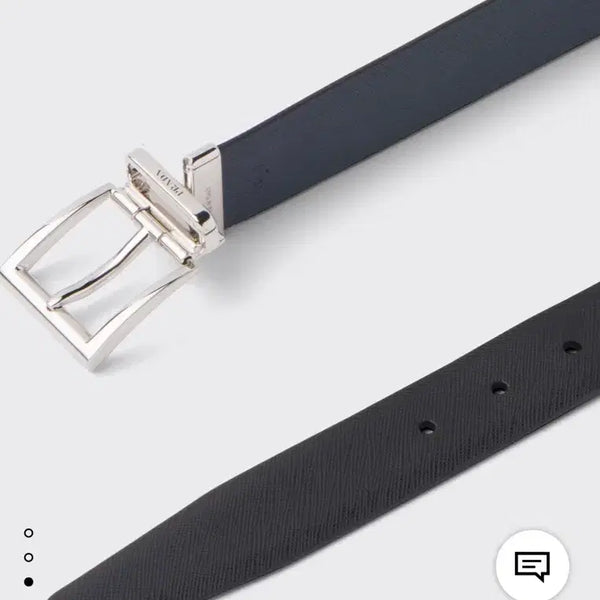 [BUNJANG] Prada Saffiano Reversible Men's Belt / 프라다 사피아노 리버서블 남성 벨트