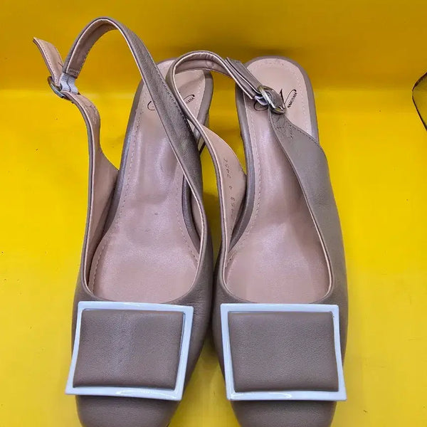 [BUNJANG] Namuhana Leather Slingback Sandals Size 245 / 나무하나 가죽 슬링백 샌들 245