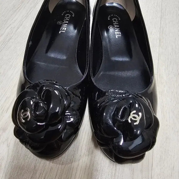 [BUNJANG] Chanel Camellia Ballet Flats / 샤넬 까멜리아 플랫슈즈37