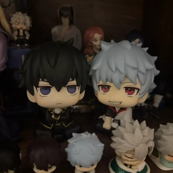 [BUNJANG] Gintama Gintoki & Hijikata Lookup Figures Bundle Set with Cushion / 특전 o 은혼 룩업 일괄 판매 긴토키 히지카타 애니 굿즈 피규어 방석포함