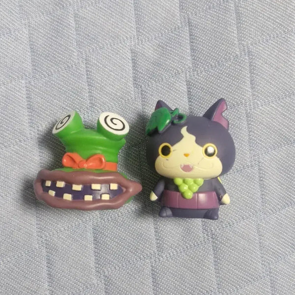 [BUNJANG] Yo-kai Watch Finger Figures Achamo & Budunyan Bundle Set / 요괴워치 손가락 피규어 아차모 포도냥 일괄