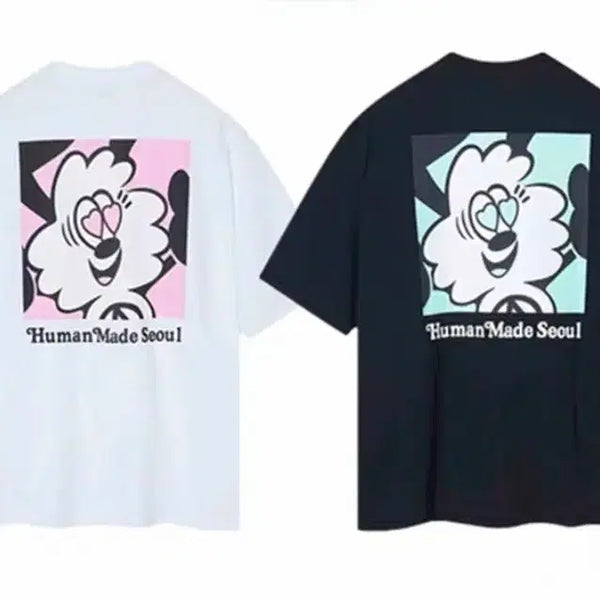 [BUNJANG] Human Made Seoul Short Sleeve T-Shirt / 휴먼메이드 서울 반팔 티셔츠