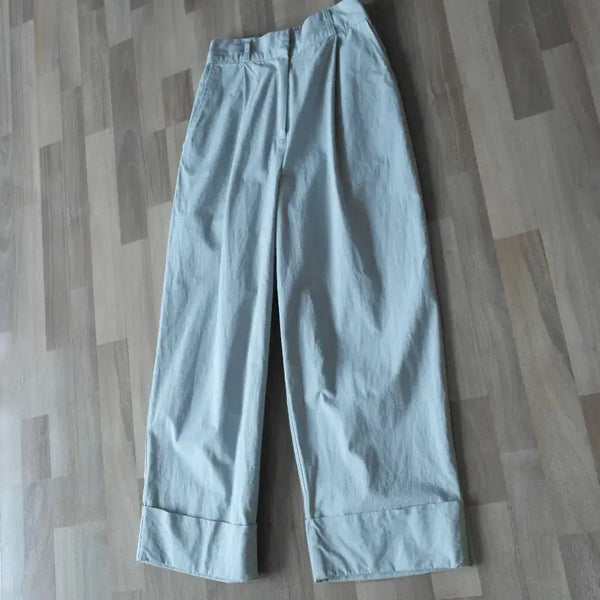[BUNJANG] Wide Leg Cotton Pants Size 55 / 와이드면바지/55사이즈/최상급