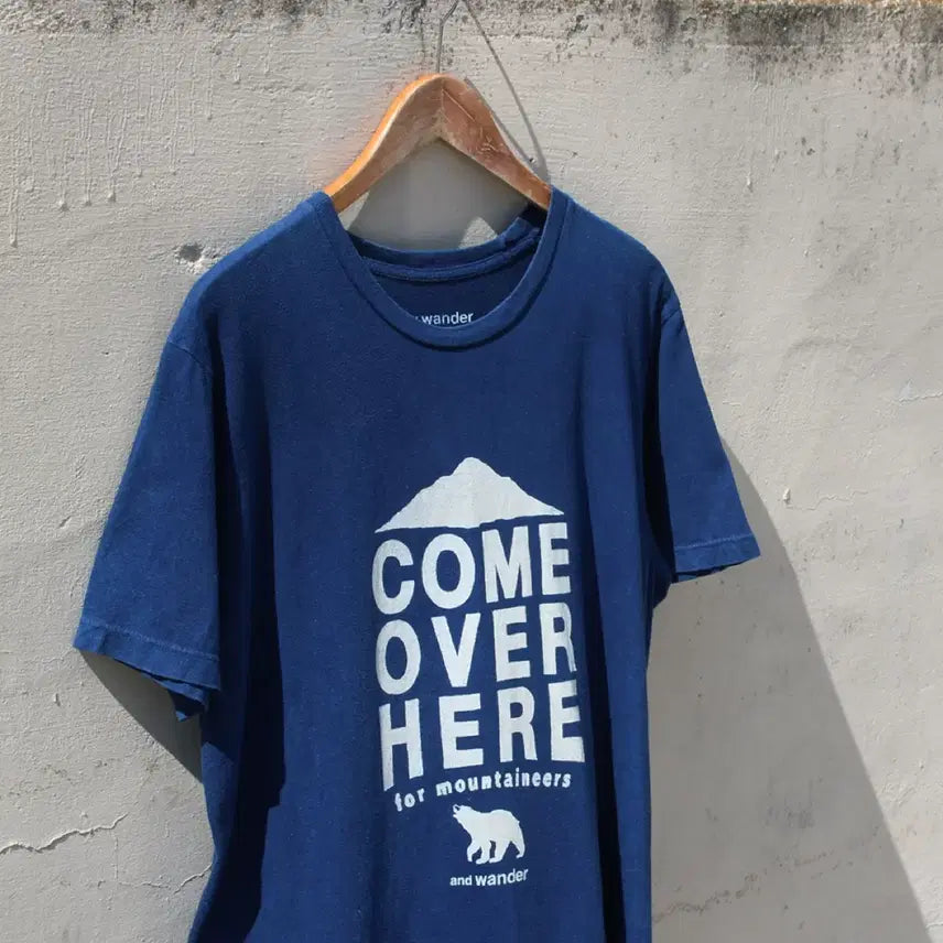 [BUNJANG] And Wander Short Sleeve T-Shirt (Men's 100) / (착용컷) and wander 반팔 티셔츠 (남성용 100)