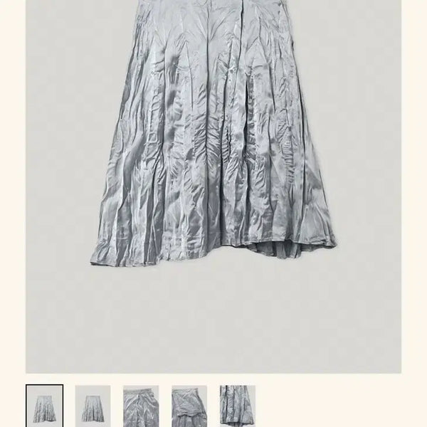[BUNJANG] Smooth Mood Santa Skirt Silver Moon / 스무드무드 산탈 스커트 실버문