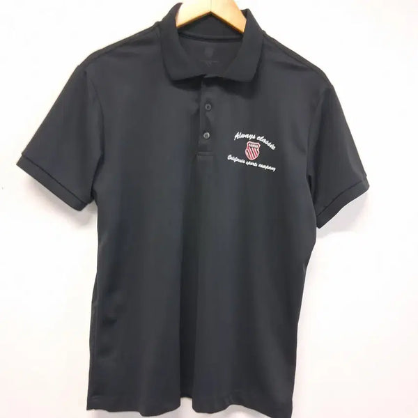 [BUNJANG] K-SWISS Black Polo Shirt Polyester / K-SWISS 블랙 카라티 100