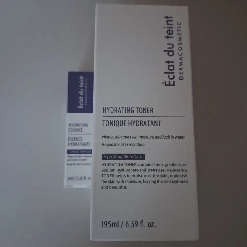 [BUNJANG] Eclat du Temps Hydrating Toner 195ml + Essence 6ml Set / 에끌라뒤땅 하이드레이팅 토너 195ml + 에센스 6ml