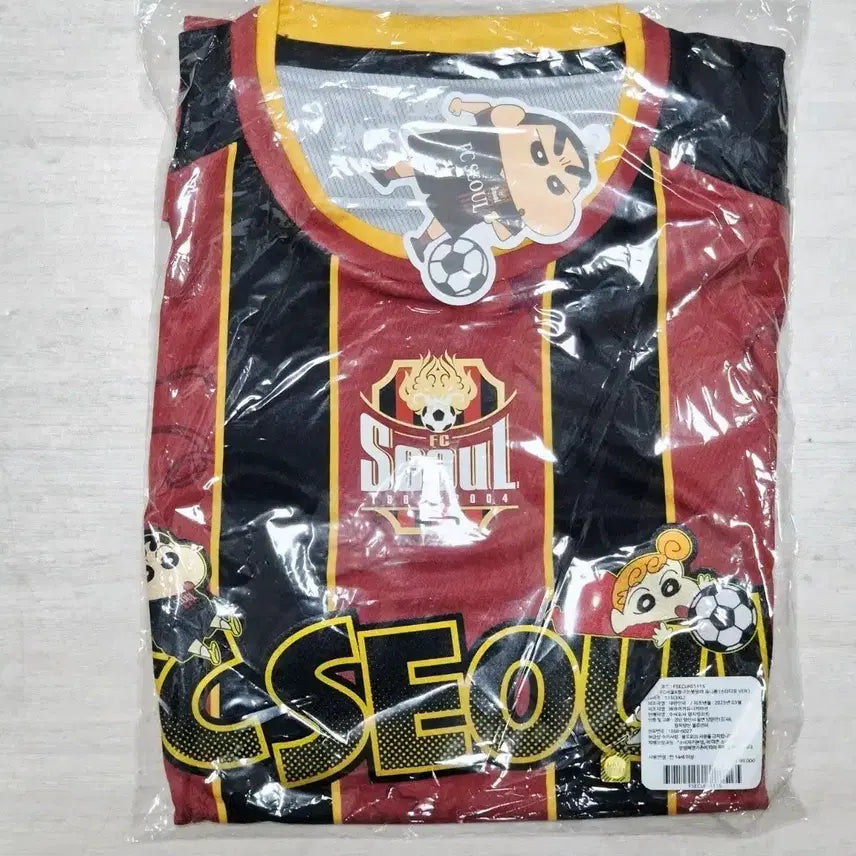 [BUNJANG] FC Seoul 2025 Crayon Shin-chan 3XL Jersey / FC서울 25시즌 짱구 3XL 115 유니폼