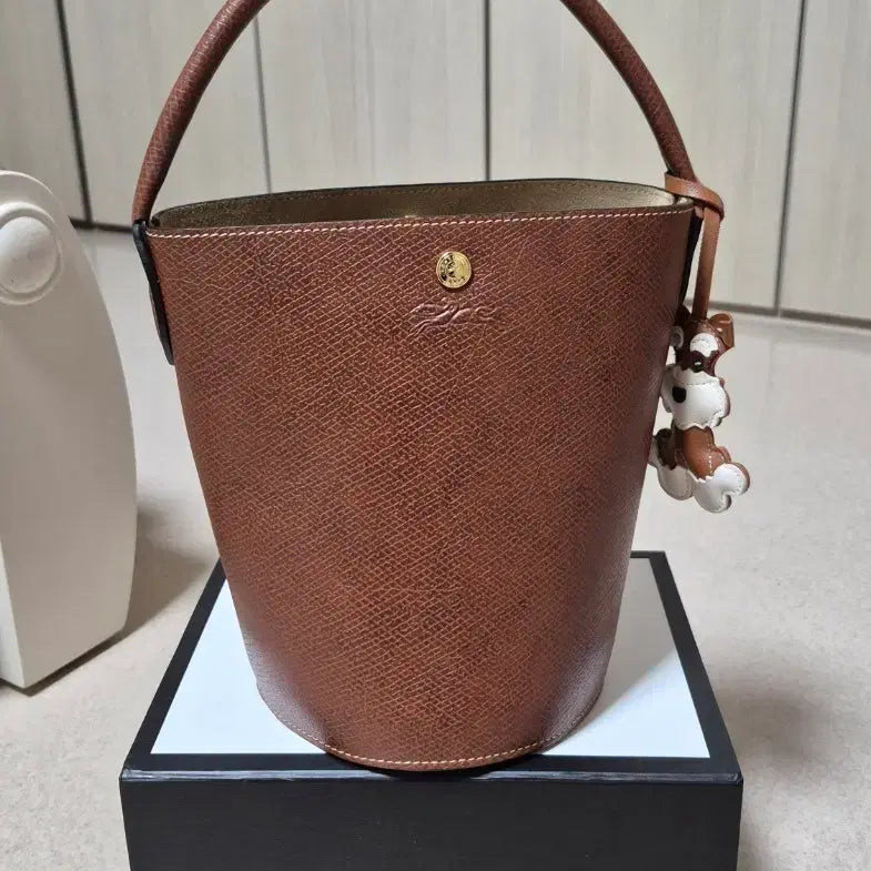 [BUNJANG] Longchamp Effel Bucket Bag Charm Keychain / 롱샴 에퓌르 버킷백 새것 상태 백 참 키링