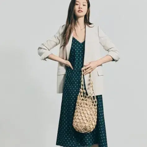 [BUNJANG] LIST Vest One-Piece Dress / 리스트 뷔스티에 원피스