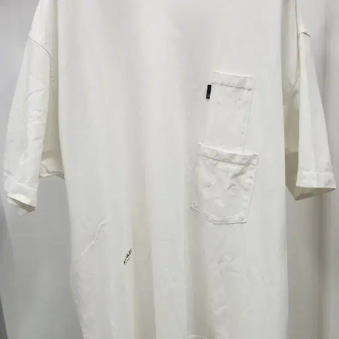 [BUNJANG] Moif x Aufglet Baggy Pocket T-Shirt XL White / 모이프 MOIF x AUFGLET BAGGY POCKET 반팔 XL