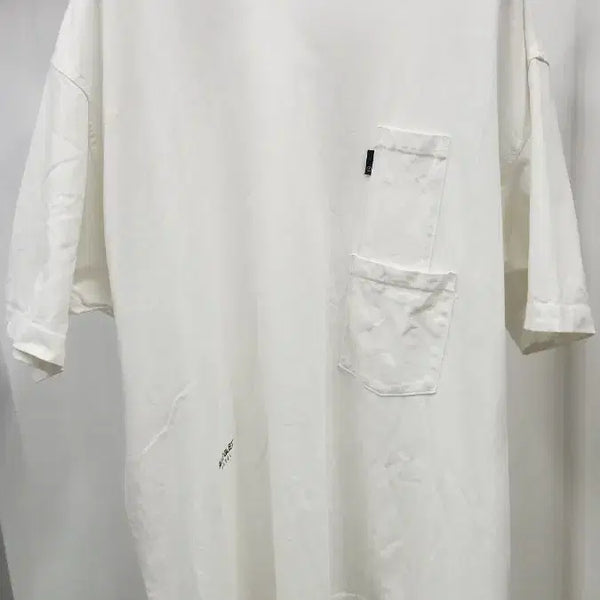 [BUNJANG] Moif x Aufglet Baggy Pocket T-Shirt XL White / 모이프 MOIF x AUFGLET BAGGY POCKET 반팔 XL