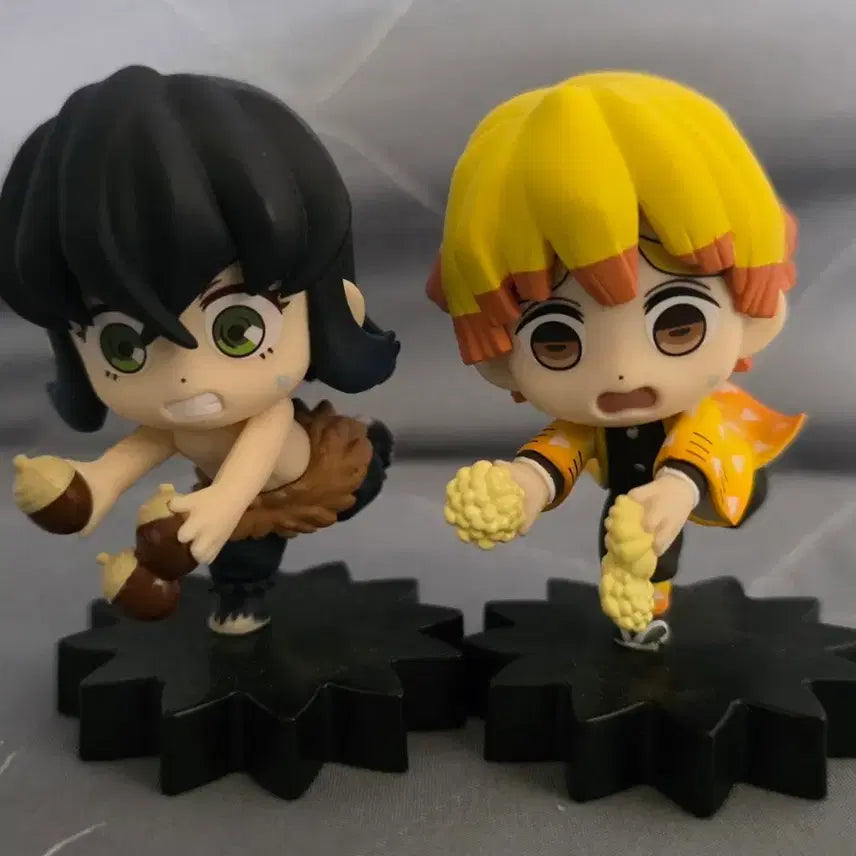 [BUNJANG] Demon Slayer Inosuke & Zenitsu SD Figure Set / 귀멸의 칼날 피규어 이노스케 젠이츠