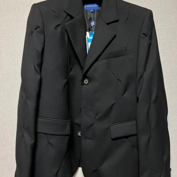 [BUNJANG] Ader Error Crumple Blazer Noir Black A1 / 아더에러 크럼플 블레이저 A1 신품