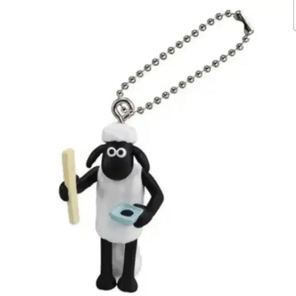[BUNJANG]  Shaun the Sheep Keyring Gacha Chopsticks / 숀더쉽 키링 가챠 젓가락 든 숀