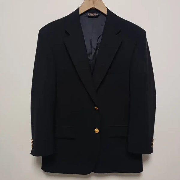 [BUNJANG] Brooks Brothers Gold Button Navy Wool Blend Blazer Jacket / 브룩스브라더스 금장 자켓 95사이즈
