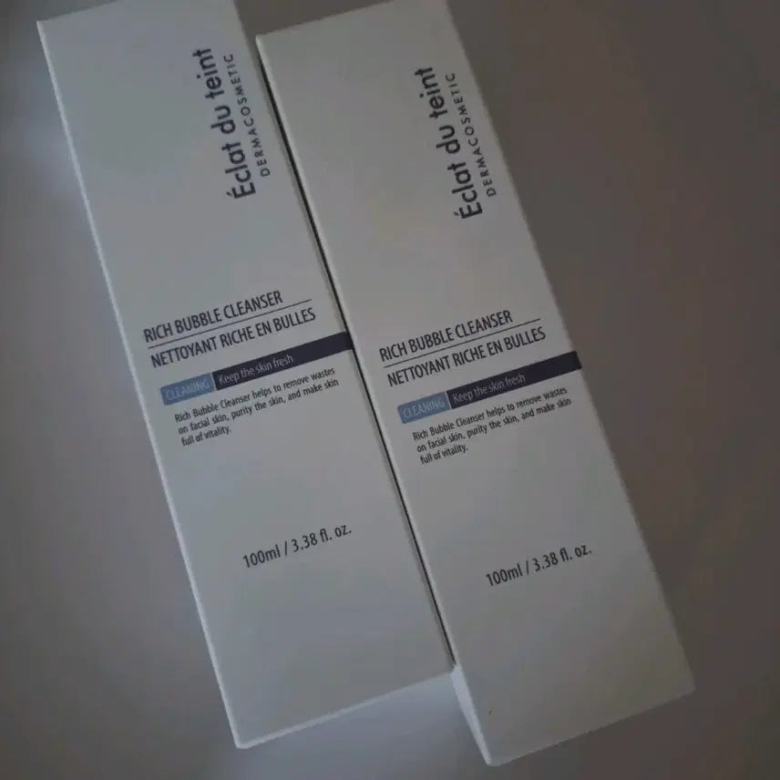 [BUNJANG] Eclat du Temps Rich Bubble Cleansing Foam (2 x 100ml) / 1+1 에끌라뒤땅 리치버블 클렌징폼 100ml 2개