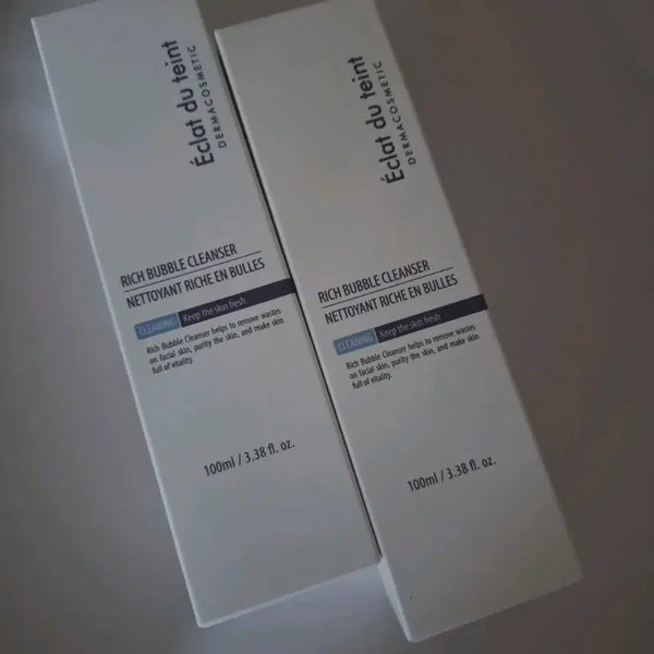 [BUNJANG] Eclat du Temps Rich Bubble Cleansing Foam (2 x 100ml) / 1+1 에끌라뒤땅 리치버블 클렌징폼 100ml 2개