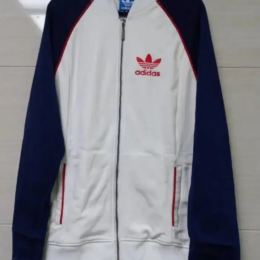 [BUNJANG] Adidas Europa Track Top Jersey White Navy S / 아디다스 라떼 화이트 네이비 유로파 트랙탑 저지 져지집업 S 90
