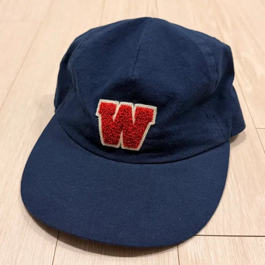 [BUNJANG] Wonderland Initial Ball Cap Navy / 미착용) Wonderland 이니셜 볼캡 네이비
