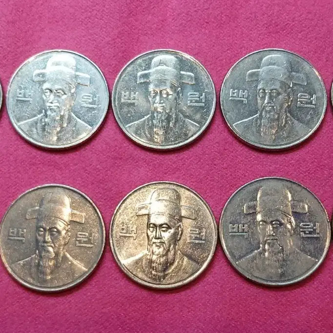 [BUNJANG] 2009 100 KRW Coin Bundle Set (10 pcs) / 2009년 100원 동전 10개 일괄