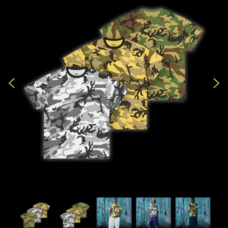 [BUNJANG] Corteiz Camo T-Shirt 3-Pack / L) 코르테이즈 카모 티셔츠 3팩 반팔 (3개입) corteiz