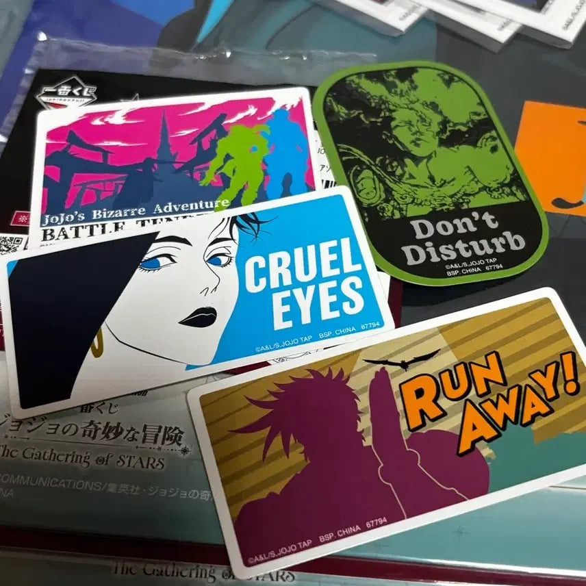 [BUNJANG] JoJo's Bizarre Adventure Part 2 Sticker / 죠죠 제일복권 2부 스티커